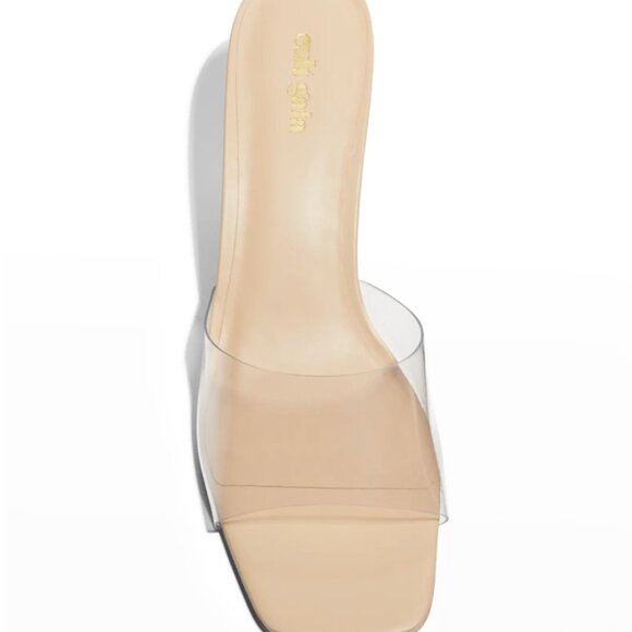 Cult Gaia Gigi Metallic Sphere-Heel Vinyl Sandals Size 41/Fits like a 10 - Picture 3 of 16